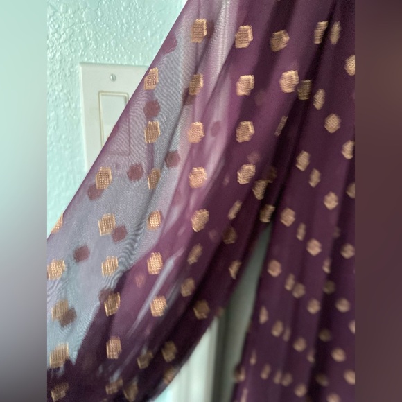 Women’s Calvin Klein purple/gold dress size 22W - Picture 6 of 10